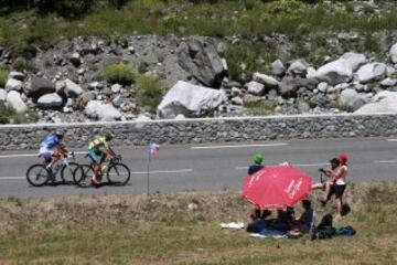 Thibaut Pinot y Rafal Majka.