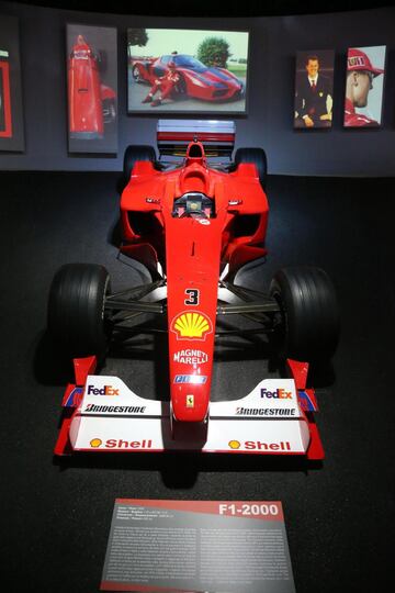 Exposición "Michael 50" que el Museo Ferrari dedica al expiloto de Fórmula Uno Michael Schumacher coincidiendo con el 50 cumpleaños del siete veces campeón mundial