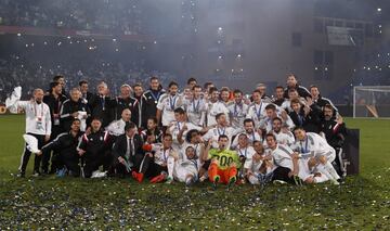 La final del Mundial de Clubes de 2014 se disputó en el estadio de Marrakech. Enfrentó al Real Madrid ante el San Lorenzo, y el equipo blanco venció por 2-0.