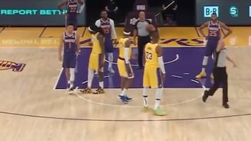 Phoenix en llamas: la inexplicable expulsión de su estrella ante los Lakers