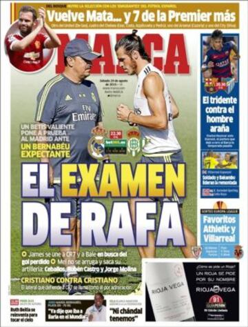 Portadas de la prensa deportiva