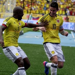 James salva a Colombia