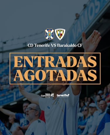 No quedan entradas para el Tenerife-Barakaldo