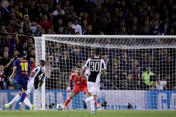 1-0. Messi marcó el primer gol.