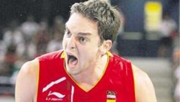 <b>DE VUELTA. </b>Gasol volverá a la pista, porque en la grada sufrió mucho.