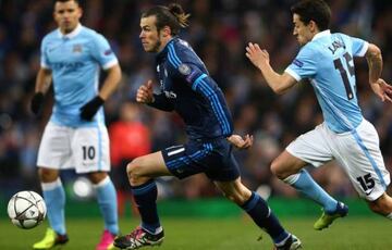 Gareth Bale in action against Manchester City in 2016. Paul Gilham (Getty Images)