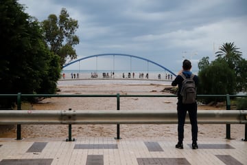 Incidencias en la capital malagueña con motivo de las precipitaciones.