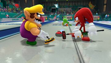 Captura de pantalla - Mario &amp; Sonic en los Juegos Olímpicos de Invierno - Sochi 2014 (WiiU)