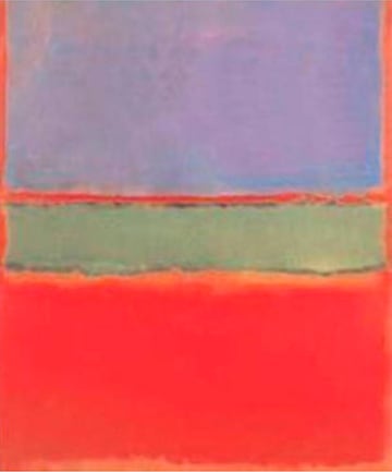 El cuadro del pintor expresionista abstracto estadounidense nacido en Letonia, Mark Rothko, fue pintado en 1951. La obra es como una puerta a otro mundo. El artista buscaba a travs de los colores despertar emociones en el espectador. La pieza fue vendida en una subasta privada de Christie's (segn Singulart), por 186 millones de dlares. 