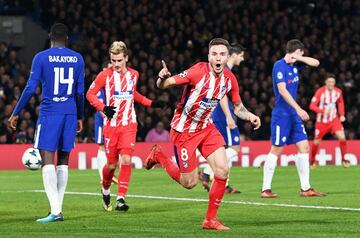 Saúl anotó el 0-1.