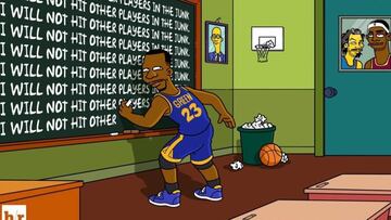 Como los Simpons: las redes sociales se burlan de Green