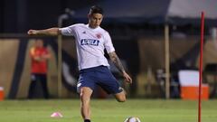 James Rodr&iacute;guez durante un entrenamiento con la Selecci&oacute;n Colombia.