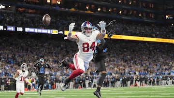 New York becomes the first team knocked out of postseason contention after a sixth straight loss against the Detroit Lions.