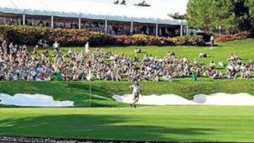 <b>EL EMBLEMA. </b>El green del hoyo 17 es el referente de Valderrama.