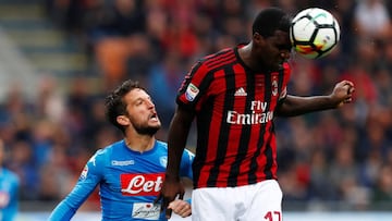 Cristian Zapata jugó los 90 minutos en el triunfo de Milan ante Bolonia