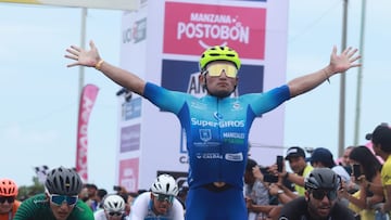 Victoria de Luis Carlos Chía en la primera etapa de la Vuelta a Colombia.