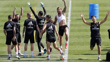 ENTRENAMIENTO REAL MADRID PRETEMPORADA GIRA MONTREAL 