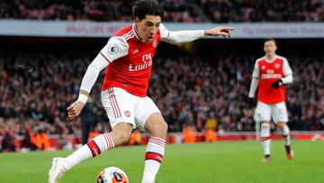 Héctor Bellerín, en la agenda del Atlético según Mirror, con el Arsenal.