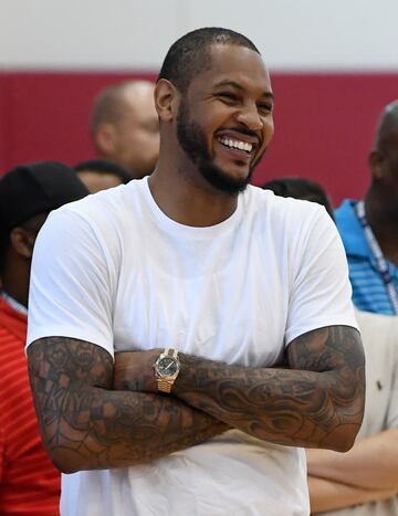 15. Carmelo Anthony. El alero tenía 27,9 millones garantizados y es lo que cobrará tras ser cortado por los Hawks, que se habían hecho con su contrato en un traspaso con los Thunder. Melo ha perdonado a Atlanta 2,4 millones de esa cantidad total: los que
