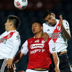 Formaciones de River y Santa Fe hoy: Copa Libertadores