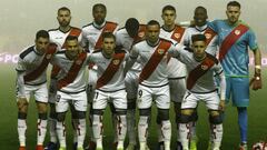 Once inicial del Rayo ante el Levante.