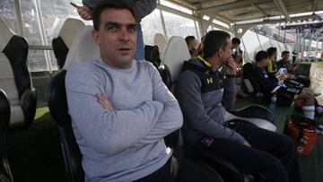 El entrenador de Colo Colo Pablo Guede