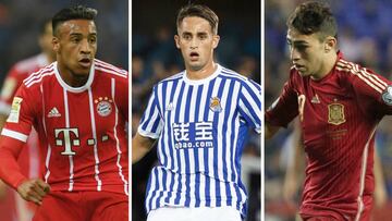 Tolisso, Januzaj y Munir.