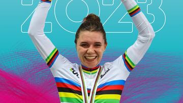 Cartel con el que el equipo Bizkaia-Durango ha anunciado el fichaje de la joven ciclista francesa Heïdi Gaugain.