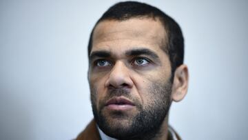 Paris Saint-Germain's Brazilian defender Dani Alves speaks during an interview with AFP on March 4, 2019, at the club's Camp des Loges training grounds in Saint-Germain-en-Laye, near Paris. (Photo by Anne-Christine POUJOULAT / AFP) ENTREVISTA