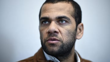 Paris Saint-Germain's Brazilian defender Dani Alves speaks during an interview with AFP on March 4, 2019, at the club's Camp des Loges training grounds in Saint-Germain-en-Laye, near Paris. (Photo by Anne-Christine POUJOULAT / AFP) ENTREVISTA