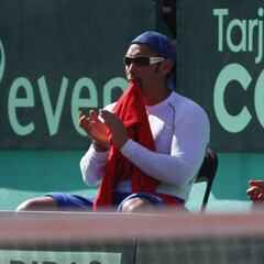 El desenfrenado festejo del Chino Ríos tras el triunfo de Chile