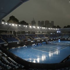 Las tormentas alivian el inicio del Open de Australia