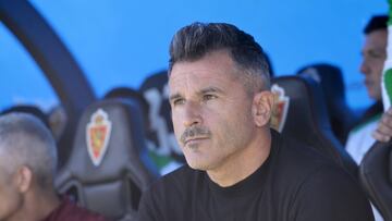 Iván Ania, en el banquillo del Ibercaja