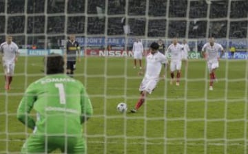 4-2. Ever Banega anotó el segundo tanto de penalti.