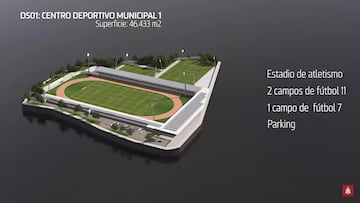 La promotora extremeña Civitas que da nombre al estadio, también participará en el desarrollo de la ciudad deportiva que se construirá junto al Metropolitano y en el que el Atlético invertirá 200 millones. Se construirá un centro de alto rendimiento con seis campos de entrenamiento y un estadio con capacidad para 6.000 espectadores para el femenino y el filial, además de 25 pistas de pádel y una playa artificial. También instalaciones deportivas de uso público como un estadio de atletismo, un campo de fútbol y varias canchas polideportivas.