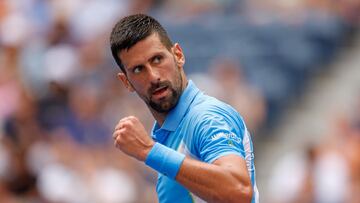 Novak Djokovic se hace con el primer set.