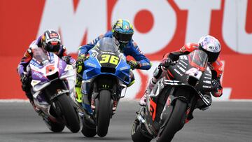 Aleix adelant車 a Zarco y Mir en dos curvas.