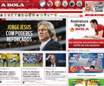 Portadas de la prensa extranjera