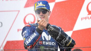 Maverick Viñales en Alemania.