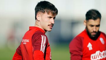 Ricard durante un entrenamiento.