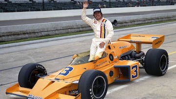 Rutherford le dio el primer triunfo a McLaren como equipo oficial en la Indy 500 en 1974.
