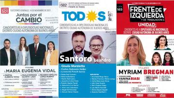 Elecciones Legislativas 2021: lista completa de candidatos en CABA