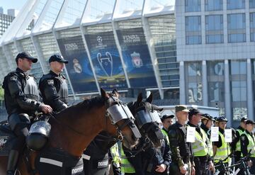 El Olímpico de Kiev se empieza a preparar para la final de la Champions