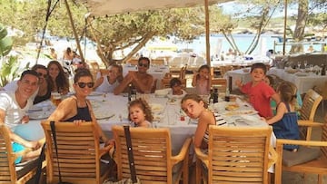 Xabi Alonso, Arbeloa y Callejón, juntos de vacaciones en Ibiza