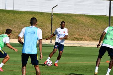 Los jugadores de la Liga BetPlay tuvieron su último entrenamiento con la Selección Colombia en la Sede Deportiva de la FCF en Barranquilla.