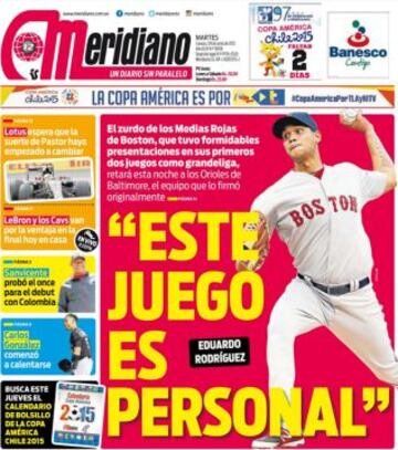 Portadas de la prensa deportiva