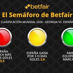 El Semáforo de Betfair: Georgia vs. España - Clasif. Mundial 2026