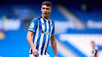 Jon Karrikaburu, jugador de la Real Sociedad, el más cotizado de Segunda.