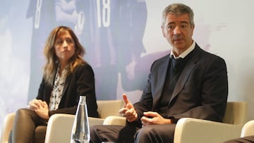 Gil Marín mira al futuro con Simeone y se reúne con Alemany