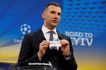 Andriy Shevchenko draws Real Madrid.